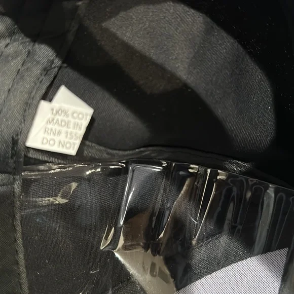 NWT black and rhinestone cap - Picture 4 of 4